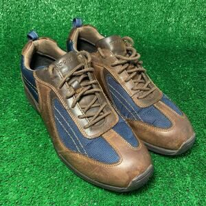 Rockport XCS Hydro-Shield Waterproof Brown Leather Shoes Mens Size 10 US